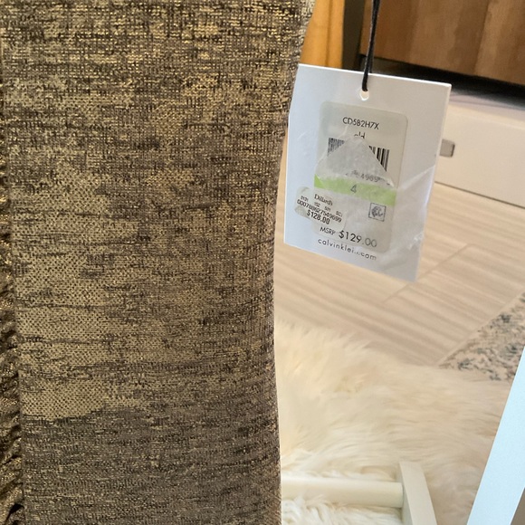 Calvin Klein Brand New Gold Dress - Picture 3 of 4